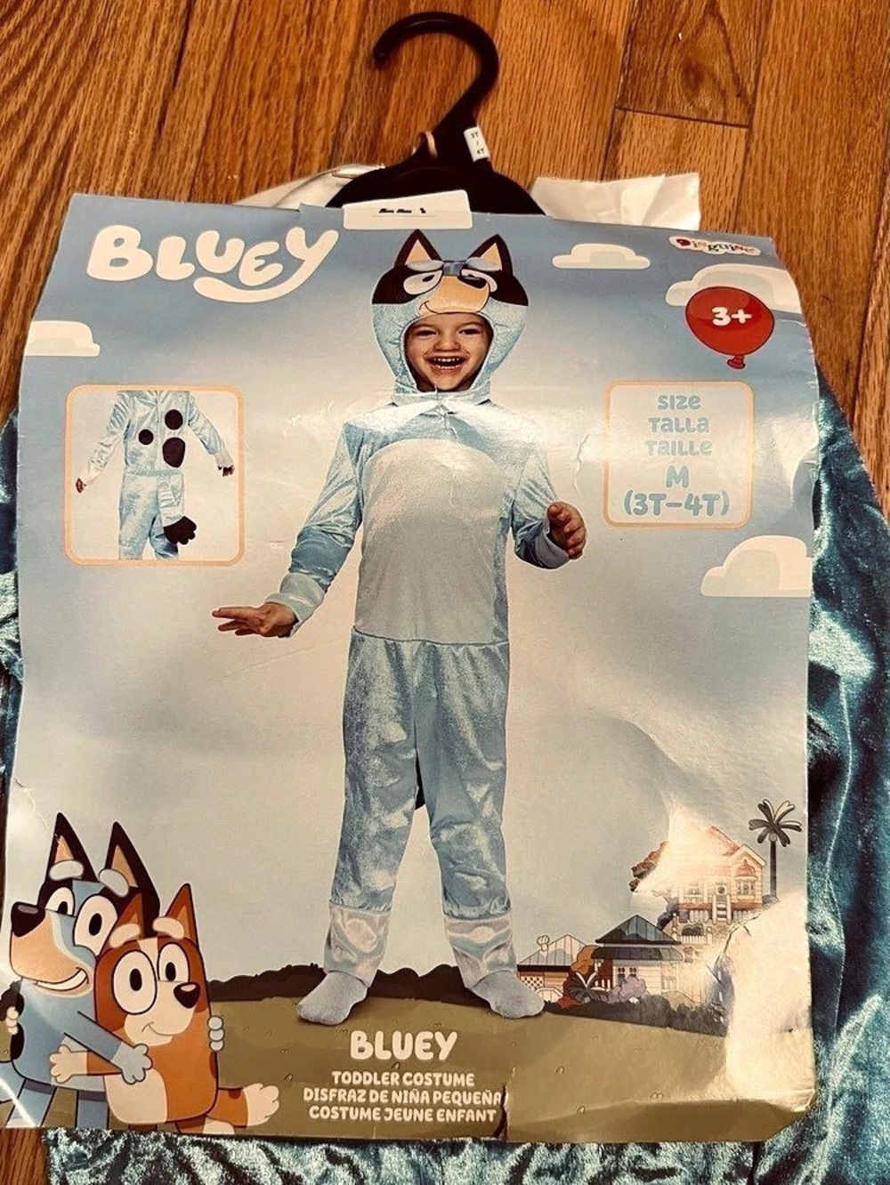 Bluey Costume Blue Character Boys 3T-4T NWT